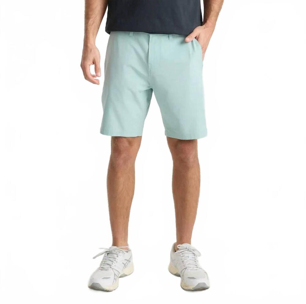 NEW ROARK hytide hybrid shorts in hazy blue
